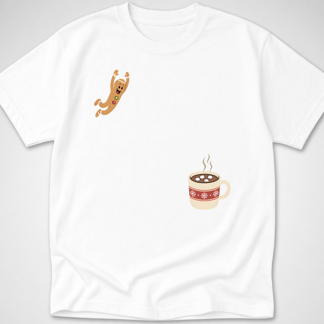 Gingerbread Dive — Youth Tee — White