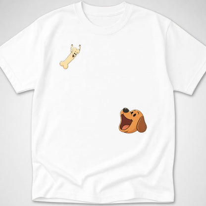 Dog Bone Dive — Youth Tee — White