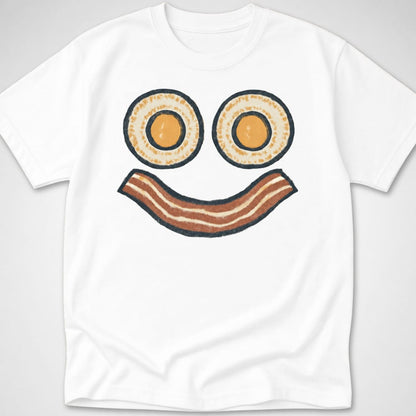 Sunnyside Smirk — Youth Tee — White