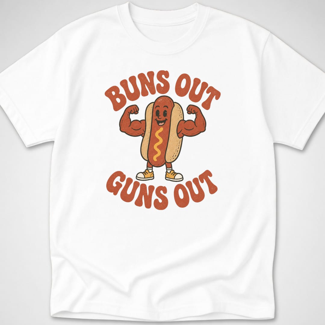 Bun's Out — Youth Tee — White