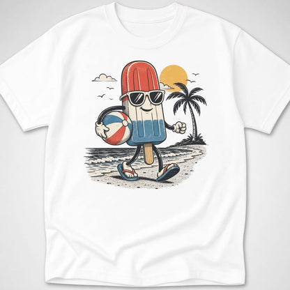 Red, White & Chill — Youth Tee — White