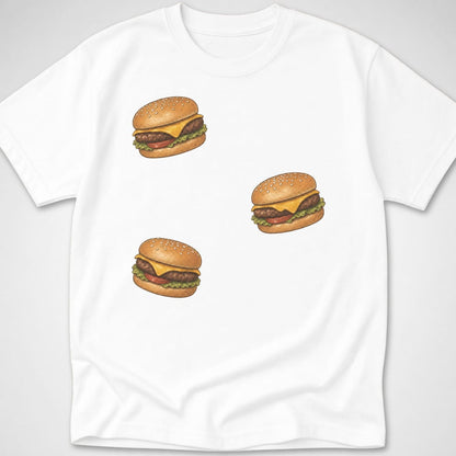 3 Burgers — Youth Tee — White